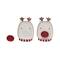 Hello Honey® 9.75" Reindeer Head Stoneware Platter & Red Nose Dish Set